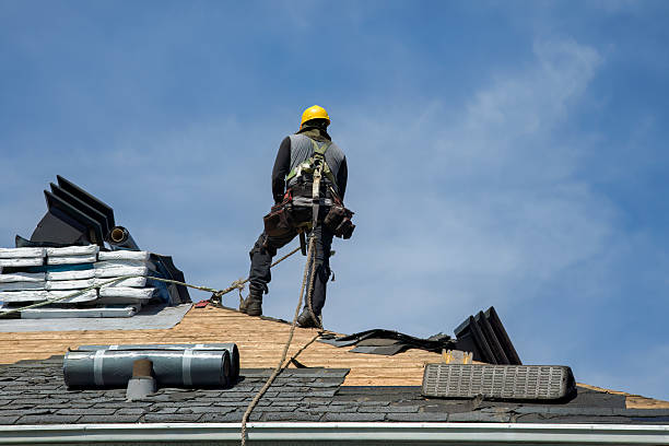 Professional Roofing technician working in Plummer, MN